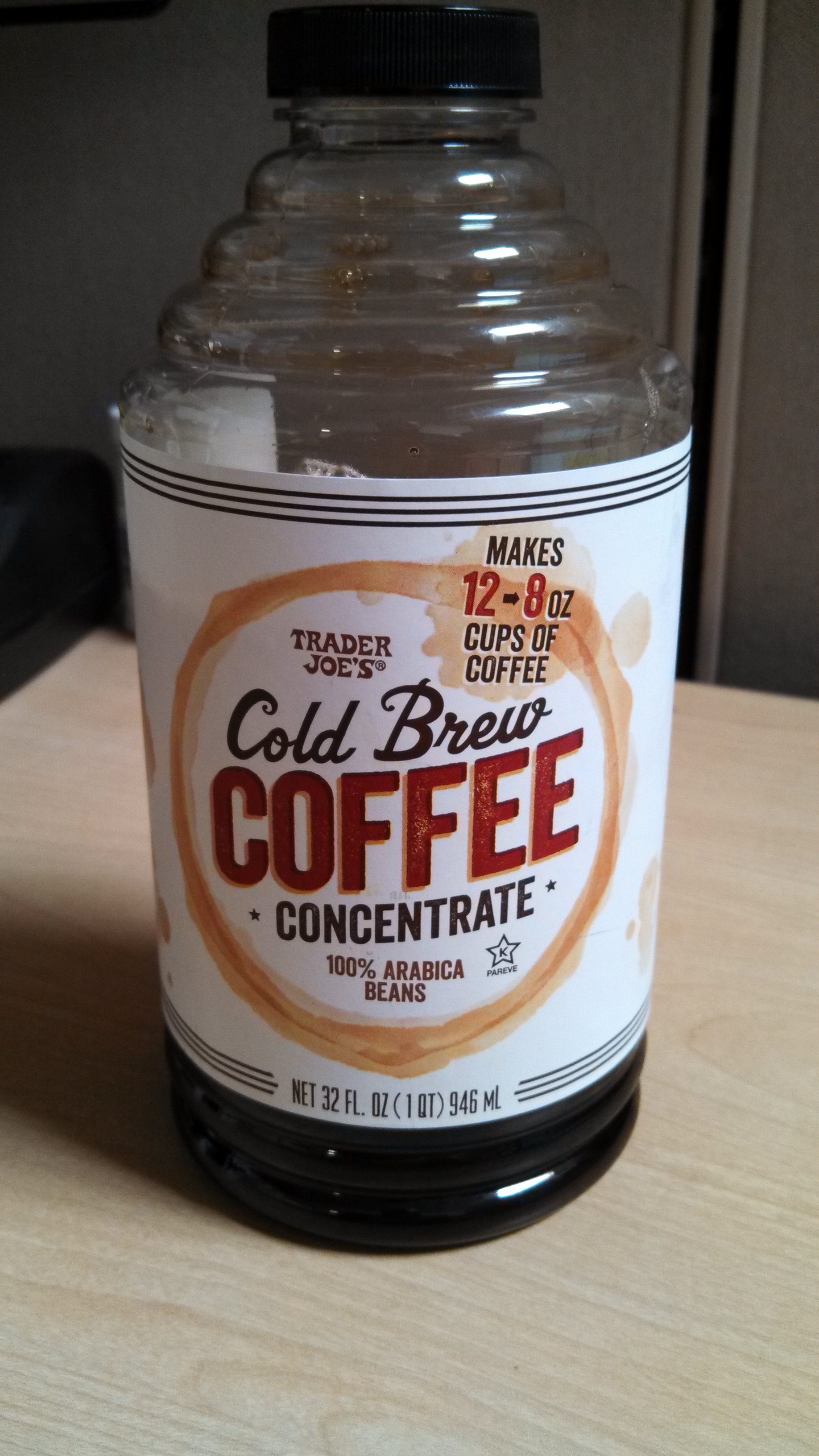 Trader Joe's Brew Coffee Concentrate Eating Joes