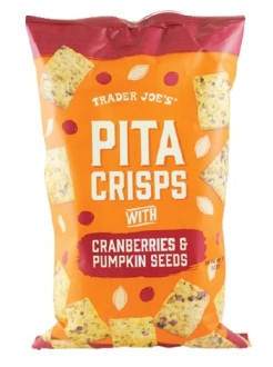 Trader Joe's Pita Crisps with Cranberries and Pumpkin Seeds