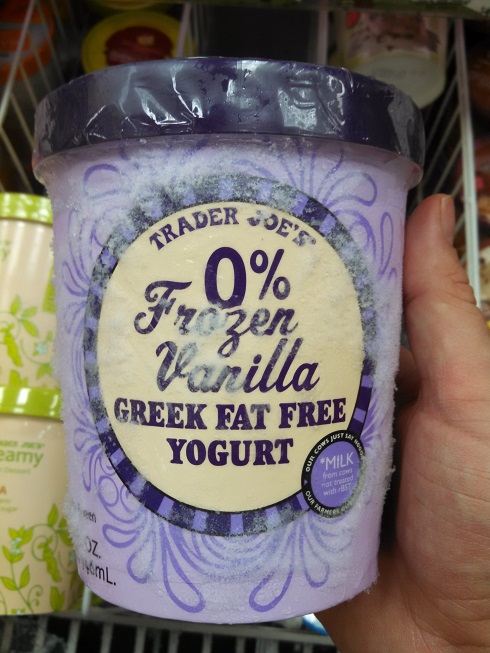 Trader Joe's Fat Free Frozen Vanilla Greek Yogurt 1